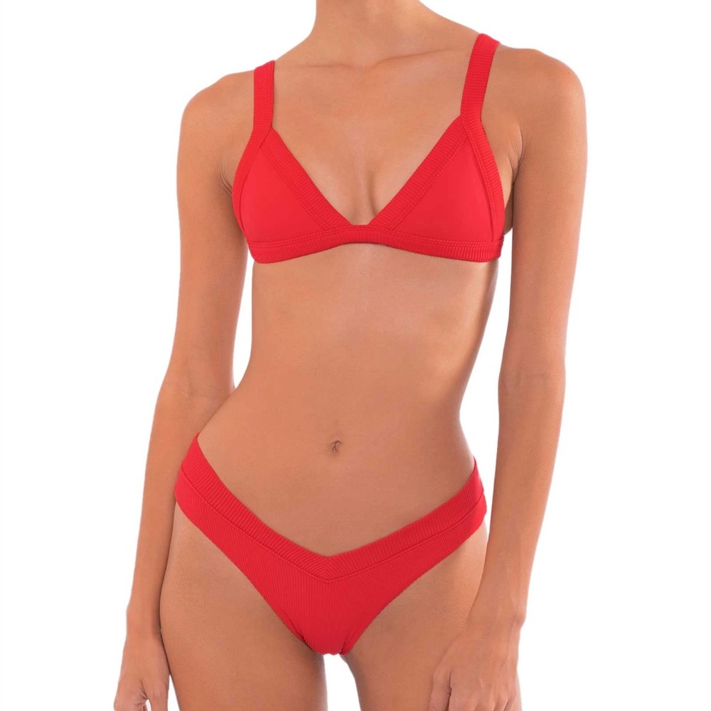 ONEONESWIMWEAR kameron & jesse FULL bikini in Red!
